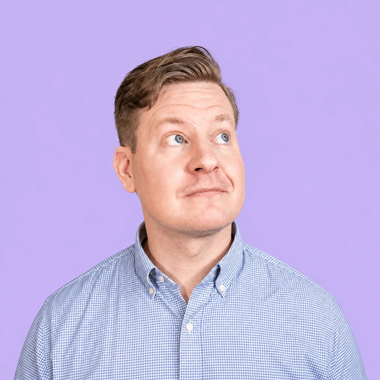 Pirkka Prami on a lilac background